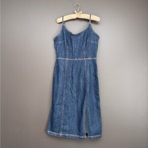 Steve Madden Blue Denim Midi Dress